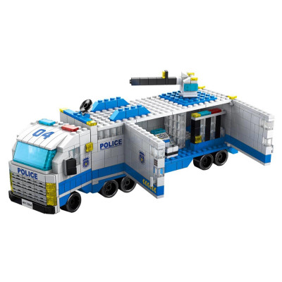 Đồ Chơi Lắp Ráp Xe Cảnh Sát 6 Trong 1 - Police Car - Toys&Joys 8978-4 (1000 Mảnh Ghép)