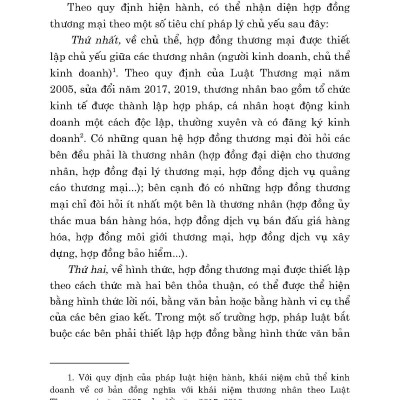 Pháp Luật Về Hợp Đồng Trong Thương Mại Và Đầu Tư - Những Vấn Đề Pháp Lý Cơ Bản (Sách chuyên khảo)