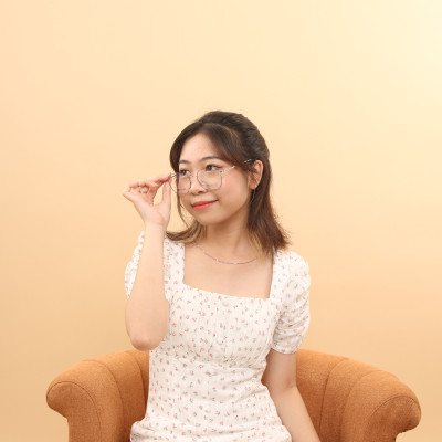 Gọng kính Titanium 85010B 1107 thời trang nam nữ siêu nhẹ siêu bền OURESS