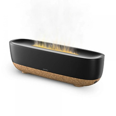 Máy tạo độ ẩm công nghệ siêu âm, kèm khay khuếch tán tinh dầu HoMedics UHE-CMF56 (Hiệu ứng 3D ngọn lửa) Hàng chính hãng