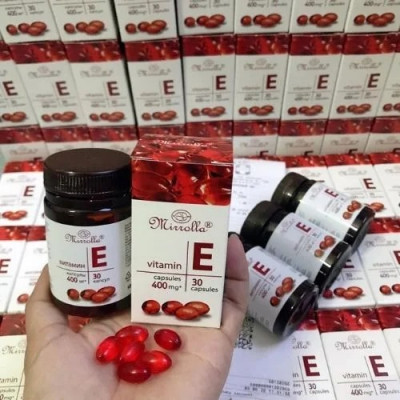 Lọ E đỏ Nga Mirrolla 400mr hũ 30v