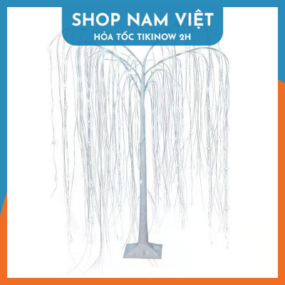 Cây Liễu Đèn Led Trang Trí Noel, Có Thể Gấp Gọn, Trang Trí Ngoài Trời