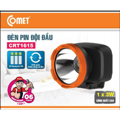 Đèn Pin Sạc Led Đội Đầu Comet đa năng bảo hành 6 tháng