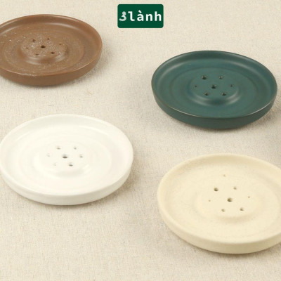 Đế Hứng Nhang Trầm Hương 3 Lành Bằng Gốm Tối Giản Phong Cách Thiền Nhật Đựng Tàn Nhang Giữ Sạch Bàn