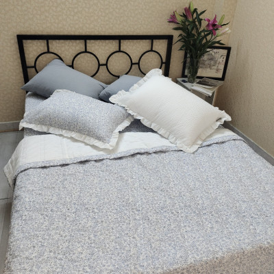 Bộ chăn drap Hàn Quốc Hana Hana Coco blue