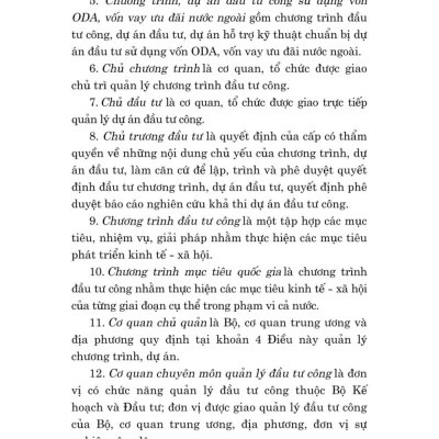 Luật đầu tư công 2024 - bản in 2025