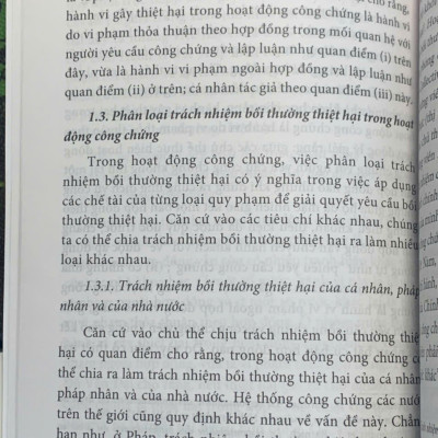 Trách nhiệm bồi thường thiệt hại trong hoạt động công chứng theo pháp luật Việt Nam