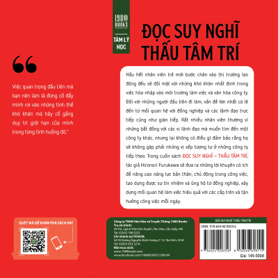 Sách - Đọc Suy Nghĩ Thấu Tâm Trí - Hironori Furukawa