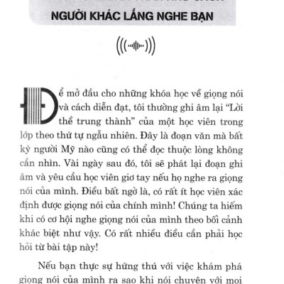 CÁCH TA NÓI SẼ LÀM NÊN TẤT CẢ