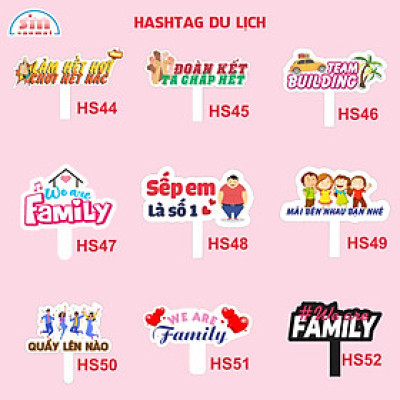 Hashtag cầm tay du lịch