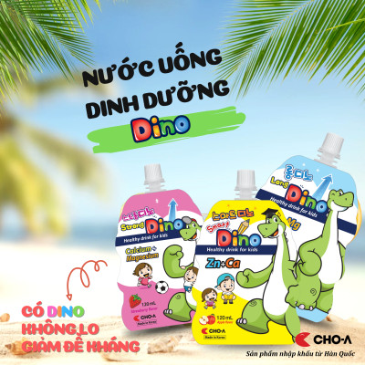 Nước Uống Dinh Dưỡng Vị Dâu Dành Cho Trẻ Em Strong Dino (10 Gói x 120ml)