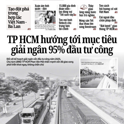 Nhật báo Người Lao Động từ ngày 13-01-2025 đến 19-01-2025