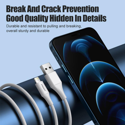 Cáp Sạc Mr White Lightning USB-A 1 m - Pisen AL05-1000