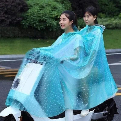 Áo Mưa 1 và 2 Đầu Cánh Dơi Chấm Bi Thời Trang Chất Liệu dẻo mềm - hàng việt