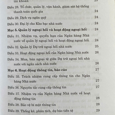 Luật Ngân Hàng Nhà Nước Việt Nam ( Hiện hành ) ( Sửa đổi, bổ sung năm 2022 )