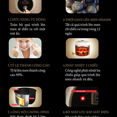 Máy Làm Tỏi Đen TIROSS TS904 - Hàng chính hãng