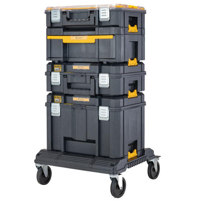 THÙNG ĐỰNG ĐỒ NGHỀ 5 NGĂN TSTAK (450X490X940)MM DEWALT DWST83412-1 - HÀNG CHÍNH HÃNG
