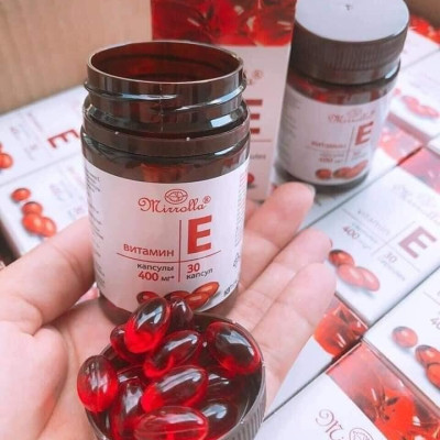 Lọ E đỏ Nga Mirrolla 400mr hũ 30v