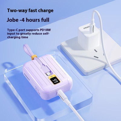 Sạc Dự Phòng Pisen Quick - POWERLink Tiny 22.5W 10000mAh (L & C) - Pisen TS-D326 - Màu Xanh Mint