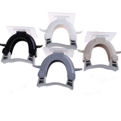 Dụng Cụ Kẹp Đồ Vật Dính Tường Siêu Chắc Có 2 Móc Treo