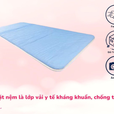 SALE SỐC NỆM VĂN PHÒNG- ĐỆM NGỦ VĂN PHÒNG CHỐNG THẮM NƯỚC 75 X 180 X 3CM ( GIAO MÀU NGẪU NHIÊN )