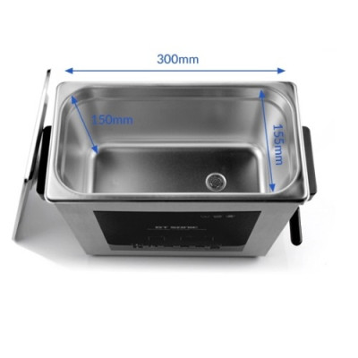 Bể rửa dùng sóng siêu âm hiệu GT sonic dung tích 6 lít, GT SONIC-D6, công suất 150W, tần số 40KHZ, dùng làm sạch bề mặt vật liệu-Hàng Chính Hãng