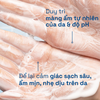 Sữa Rửa Mặt Tạo Bọt Dịu Lành Cho Da Nhạy Cảm Cetaphil Hydrating Foaming Cream Cleanser 473ml