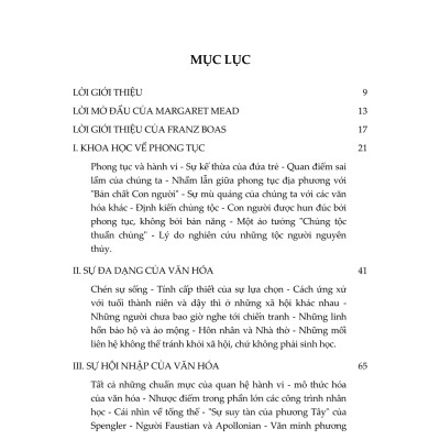 Các Mô Thức Văn Hóa