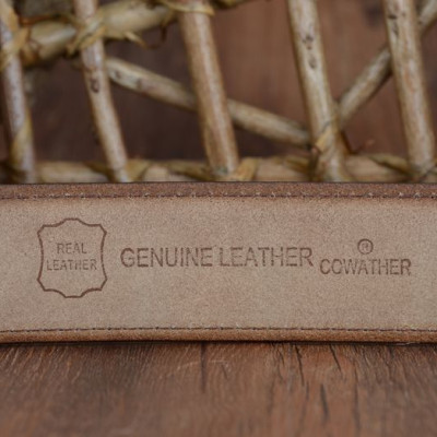 Thắt Lưng Da Bò Chính hãng COWATHER XF013 Đen
