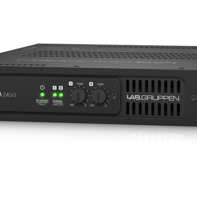 Amplifiers Lab.Gruppen LUCIA 240/2 - Amply 2 kênh x120watts tích hợp bộ xử lý DSP -Hàng Chính Hãng