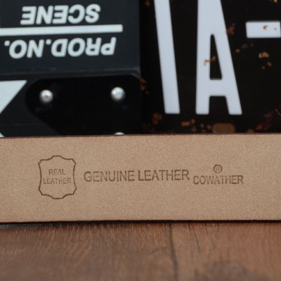 Thắt Lưng Da Bò Chính hãng COWATHER XF010 Nâu