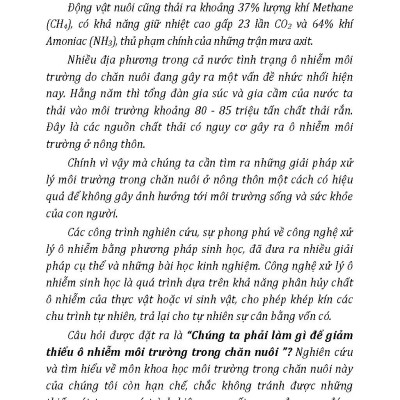 Nông Nghiệp Xanh, Sạch - Vệ Sinh Môi Trường Trong Chăn Nuôi (Tái bản 2025)