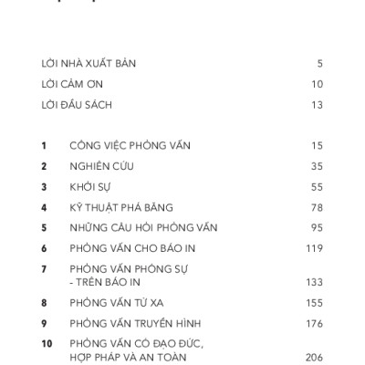 Nghệ Thuật Phỏng Vấn - Một Hướng Dẫn Dành Cho Các Nhà Báo Và Người Viết Chuyên Nghiệp - TRE
