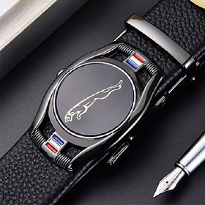 Dây nịt nam, thắt lưng nam dây da cao cấp khóa tự động tiện lợi - Thiết kế mặt cách điệu cá tính MBC89