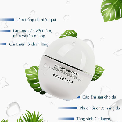 COMBO dưỡng trắng, xóa nám và tàn nhang Mirum 50ml/55ml