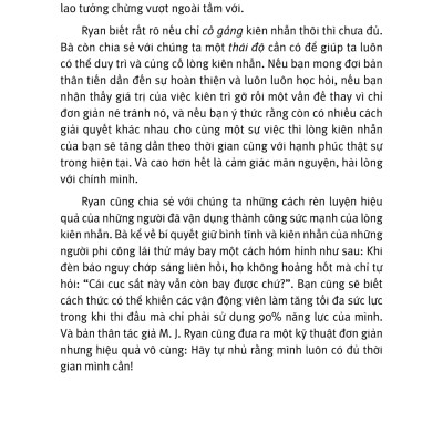 Sách - Sức Mạnh Lòng Kiên Nhẫn (Tái Bản)