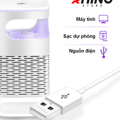Đèn bắt muỗi Rhino L903 Tích hợp đèn ngủ, độ ồn thấp