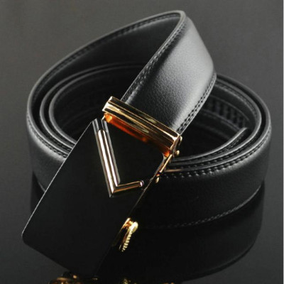 Thắt lưng da bò nam AT Leather P125 - Đen (3.6cm x 120cm)