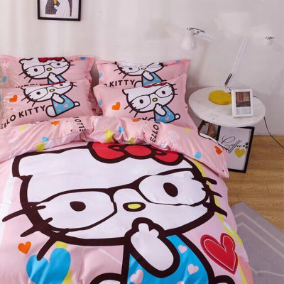 Bộ drap và vỏ chăn cotton Classic Kid VCK2008 ( 4 món )