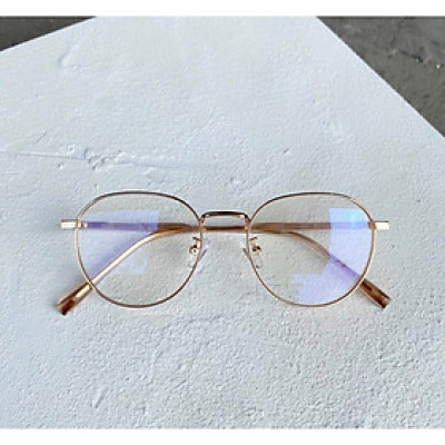 Kính mắt tròn Kim loại Hàn Quốc gọng cốt cao cấp -G133