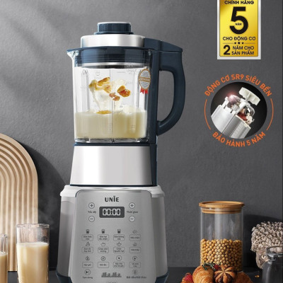 Máy làm sữa hạt Unie V9S PRO, xay nấu đa năng,  dung tích 1.75L,công suất 1800W ,động cơ thế hệ mới siêu êm, Bảo hành 2 năm hàng chính hãng