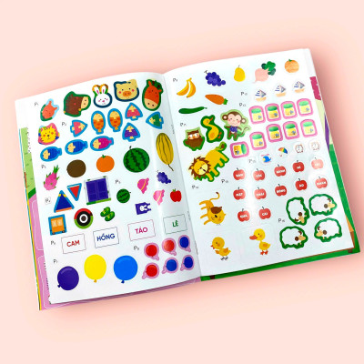 Sticker thần kỳ phát triển IQ-EQ-CQ 2-4 tuổi