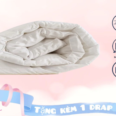 Nệm Topper Dày 9cm 5cm Cao Cấp Chuẩn Khách Sạn 5 Sao Tấm Làm Mềm Nệm Topper Toper Nệm Đệm Tấm Bảo Vệ Nệm Miếng Lót Nệm Topper Trải Giường Tấm Đệm Toper 