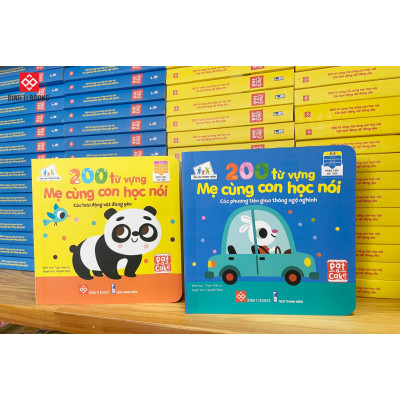 Sách - 200 Từ Vựng Mẹ Cùng Con Học Nói - Các Phương Tiện Giao Thông Ngộ Nghĩnh