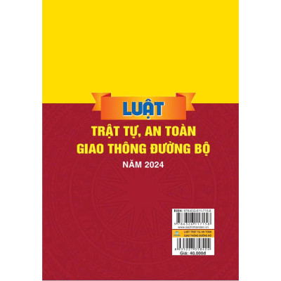 Sách - Luật Trật Tự, An Toàn Giao Thông Đường Bộ Năm 2024 - ndbooks