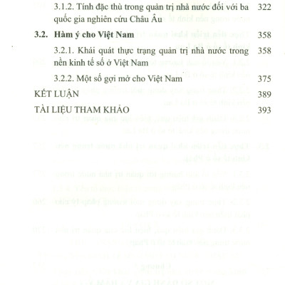 Quản Trị Nhà Nước Trong Nền Kinh Tế Số Ở Một Số Nước Châu Âu (Sách chuyên khảo) - Viện Nghiên Cứu Châu Âu - PGS.TS. Đặng Minh Phúc (Chủ biên)
