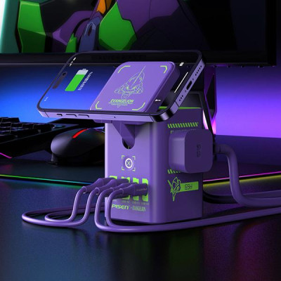 Trạm Sạc Để Bàn Đa Năng Pisen Pro - EVA Destop MagStation (Standby 65W) GaNUltra - Pisen CC1200