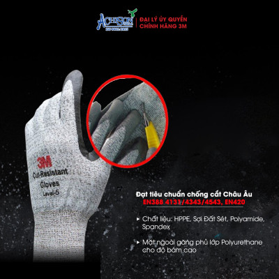 Găng Tay Chống Cắt Cấp Độ 5 3M-CR-L5-L (Size L)