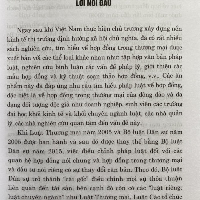 Pháp Luật Về Hợp Đồng Trong Thương Mại Đầu Tư – Những Vấn Đề Pháp Lý Cơ Bản 