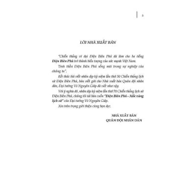 Sách - Điện Biên Phủ - Mốc Vàng Lịch Sử - Võ Nguyên Giáp - VIETNAMBOOK
